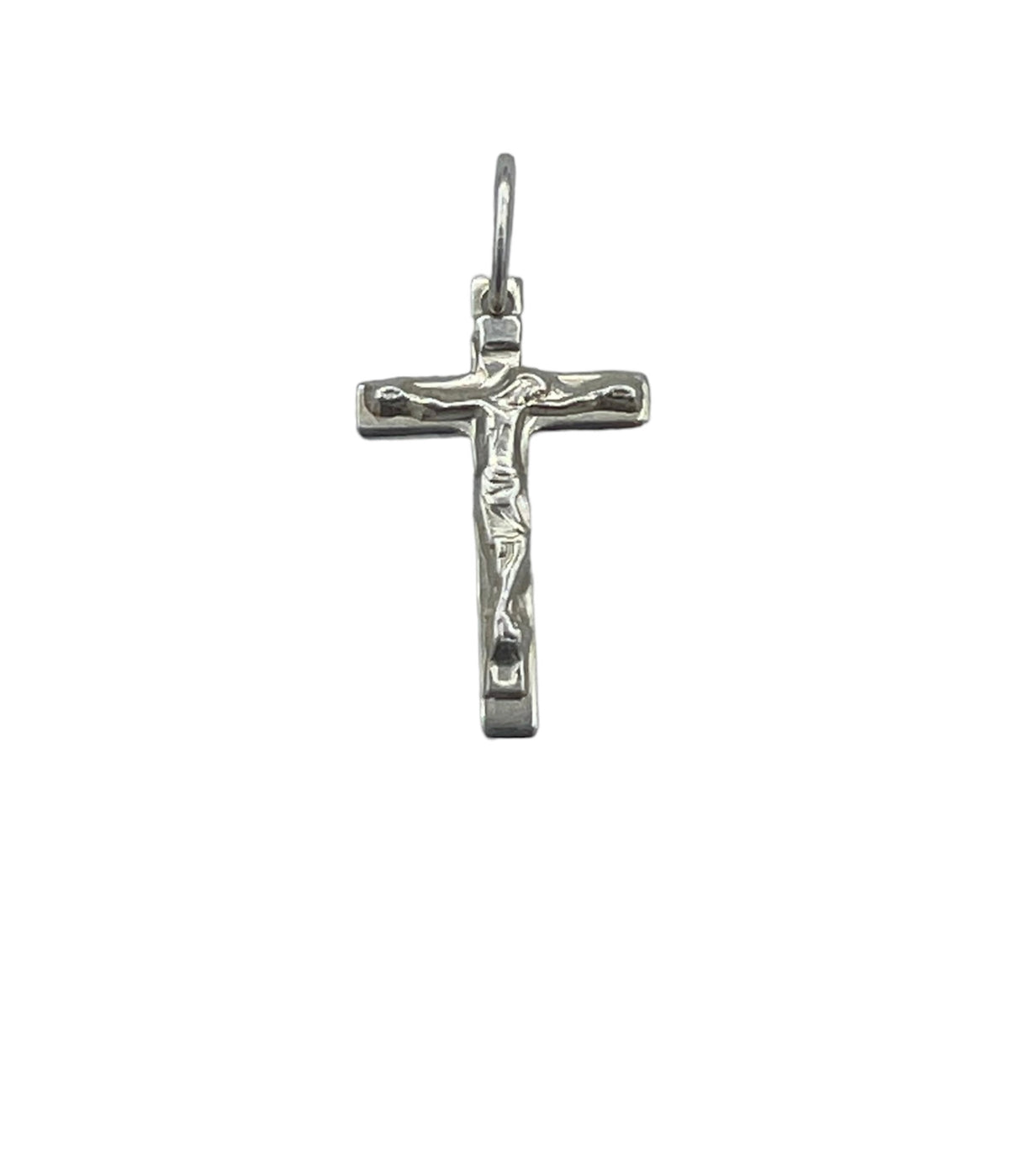 Croix, avec Christ, argent, polie, 20x11 mm
