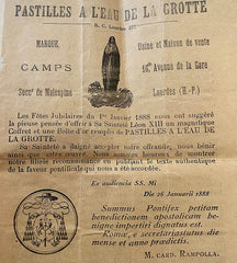 Sachet de pastilles Malespine® à l'eau de Lourdes,130 gr, saveur citron