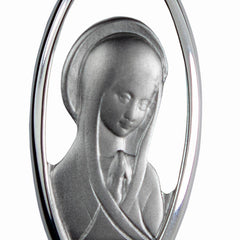 Médaille argent 925/000 Vierge de Profil Ovale 30x15 mm médaille Souvenirs de Lourdes